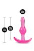 B YOURS CURVY ANAL PLUG PINK