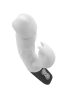 TITANZ 7" SILICONE RECHARGEABLE VIBRATOR IN IVORY WHITE