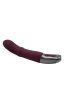 TITANZ 7" SILICONE RECHARGEABLE VIBRATOR IN RUBINE RED