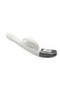 TITANZ 8.5" SILICONE RECHARGEABLE VIBRATOR IN IVORY WHITE