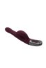 TITANZ 8.5" SILICONE RECHARGEABLE VIBRATOR IN RUBINE RED