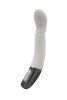 TITANZ 8" SILICONE RECHARGEABLE VIBRATOR IN IVORY WHITE