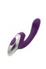 TITANZ 8" SILICONE RECHARGEABLE VIBRATOR IN PURPLE