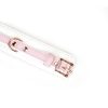 White & Pink Fairy Goat Leather Ankle Cuffs