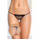 Softline Női tanga fehérnemű G-string 2415 - fekete S/L