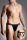 Softline Mens tanga 4486 - fekete M/L