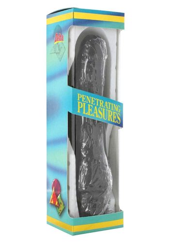 Vinyl P-Shape Vibrator Black