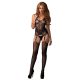 Leg Avenue Jacquard Net cicaruha fekete O/S