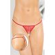 Softline Női tanga fehérnemű G-string 2460 - piros S/L