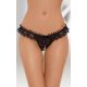 Softline Női tanga fehérnemű String 2265 fekete S/L