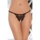 Softline Női tanga fehérnemű String 2307 fekete S/L