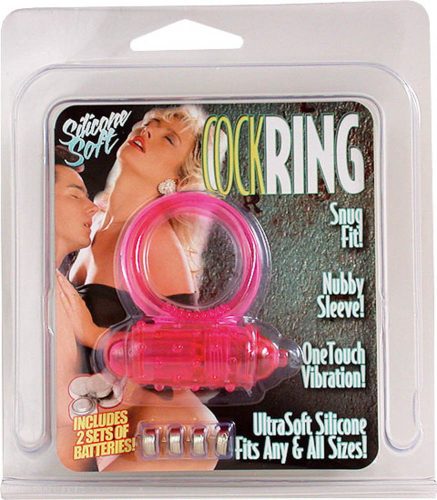 Seven Creations Vibrating Cockring Silicone Pink