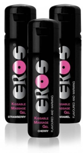 Eros EROS Pleasure - Kissable Massage Gel Warming - STRAWBERRY - 100ml