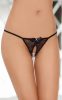 Softline Női tanga fehérnemű G-string 2427 - fekete S/L