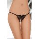 Softline Női tanga fehérnemű G-string 2427 - fekete S/L