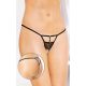 Softline Női tanga fehérnemű G-string 2461 - fekete S/L