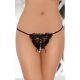 Softline Női tanga fehérnemű String 2282 fekete S/L