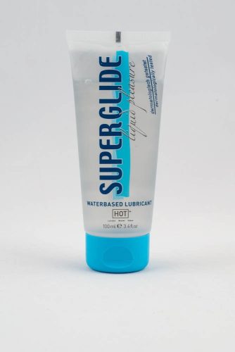 Hot SUPERGLIDE Liquid Pleasure - Waterbased sikosító - 100ml