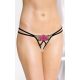 Softline Női tanga fehérnemű G-string 2448 - fekete S/L