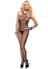 Leg Avenue Seamless Fishnet Halter cicaruha fekete O/S