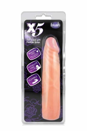 Blush X5 7.5 inch Cock With Flexible Spine