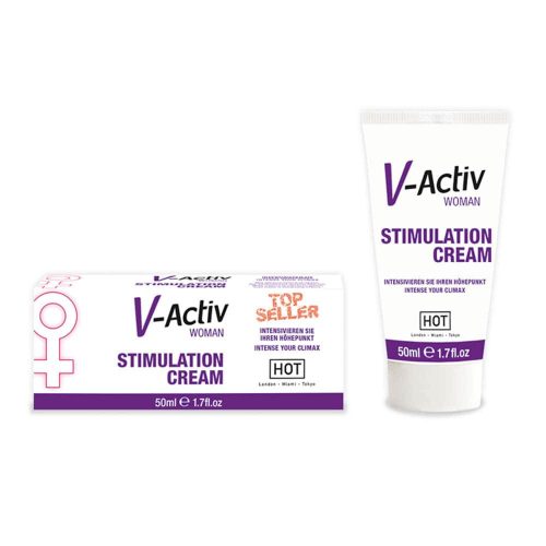 Hot V-Activ Stimuláló Krém Hölgyeknek 50ml