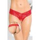 Softline Női tanga fehérnemű Thongs 2440 - piros S/M