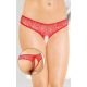 Softline Női tanga fehérnemű G-string 2446 - piros M/L