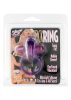 Seven Creations Rabbit Silicone Vibrating Cockring Purple