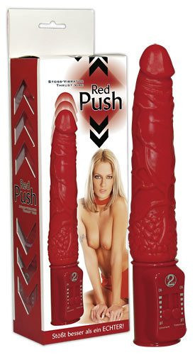 Orion Red Push Vibrator