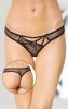 Softline Női tanga fehérnemű Thongs 2441 - fekete S/M