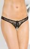 Softline Női tanga fehérnemű String 2465 - fekete M/L