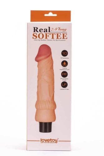 Real Softee Vibrating Dildo  2