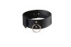 Bijoux Indiscrets Maze Wide Choker With Leash Black