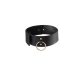 Bijoux Indiscrets Maze Wide Choker With Leash Black