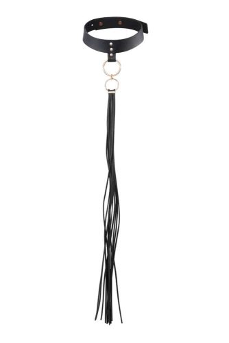 Bijoux Indiscrets Maze Tassel Choker Black