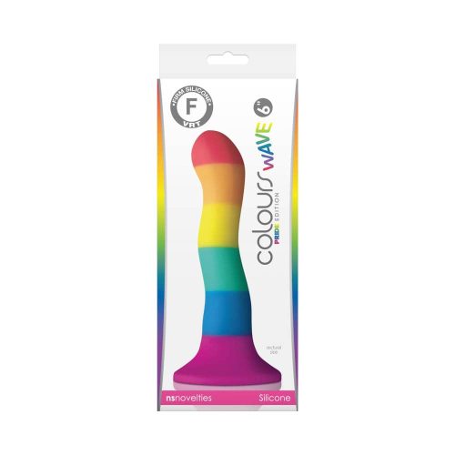 NS Toys Colours Pride Edition 6 inch Wave Dildo Rainbow