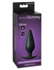 Pipedream - Anal Fantasy Elite Collection Anal Fantasy Elite Collection Small Weighted Silicone Plug BLACK