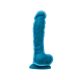 NS Toys Colours Dual Density 8 inch Dildo Blue