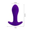 Pretty Love Anal Plug Massager Purple