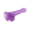 Chisa Novelties 7.7 Inch Dildo- Purple