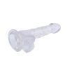 Chisa Novelties 7.7 Inch Dildo- Clear