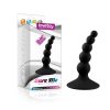 Lovetoy Lure Me Beaded Anal Plug Black