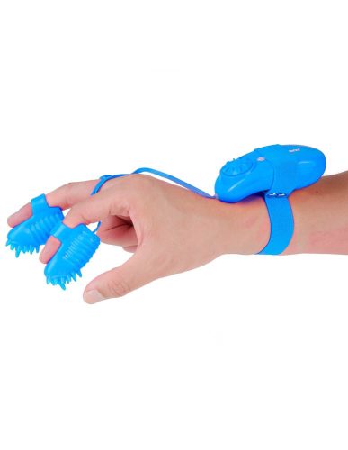 Pipedream Neon Magic Touch Finger Fun blue