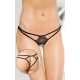 Softline Női tanga fehérnemű G-string 2454 - fekete S/L