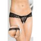 Softline Női tanga fehérnemű G-string 2443 - fekete S/M