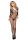 Leg Avenue 728378 Seamless Fishnet V Front Long Sleeves cicaruha fekete O/S