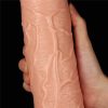 Lovetoy 11'' Realistic Long Vibrating Dildo Flesh