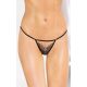 Softline Női tanga fehérnemű G-string 2449 - fekete S/L