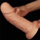 Lovetoy 9.5'' Realistic Curved Dildo Flesh